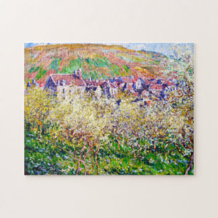 Puzzle Pruniers dans la fleur chez Vetheuil Claude Monet