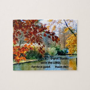 Puzzle Psaume 118:1 O Remerciez l'Éternel pour Il est