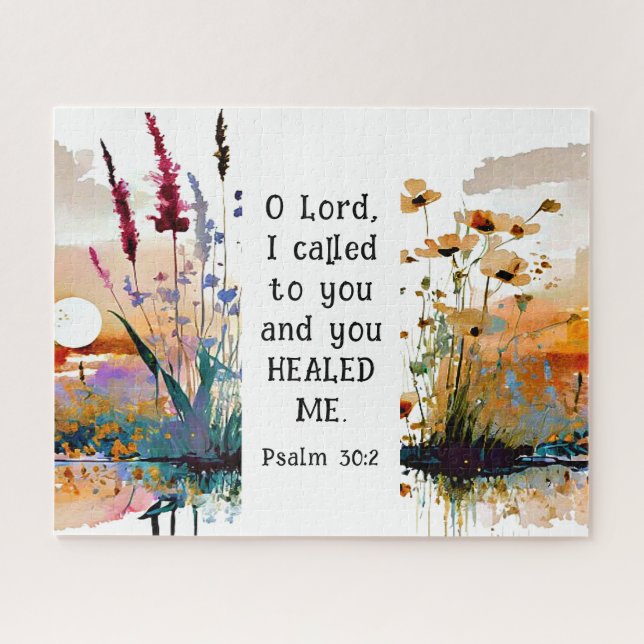 Puzzle Psaume 30 2 Ô Seigneur, je t'ai crié et tu m'as gu (Horizontal)