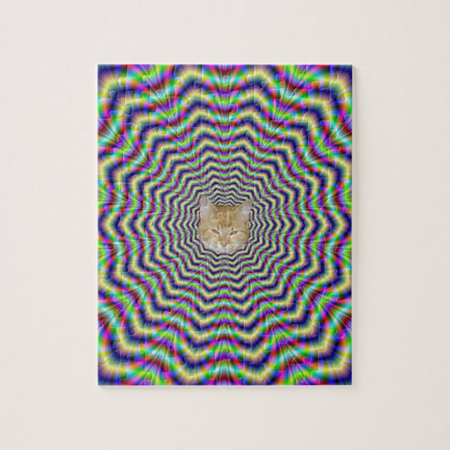 Puzzle Psychedelic Web Star (Vertical)