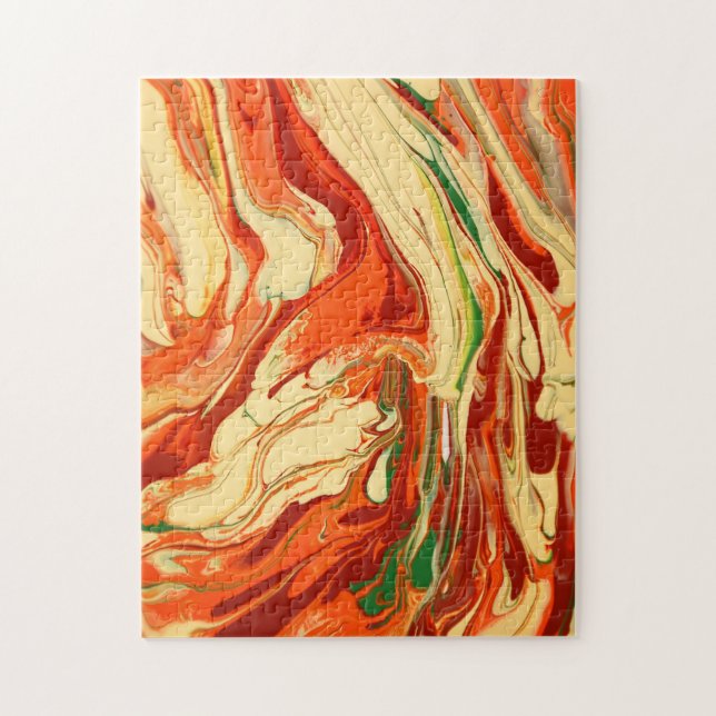 Puzzle psychédélique coloré (Vertical)