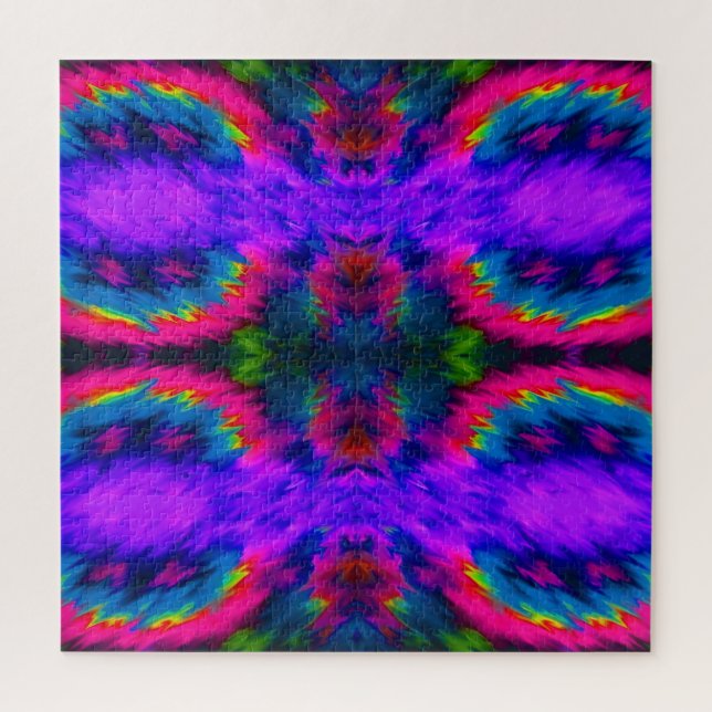 Puzzle Psychedelique de Minuit Magenta (Vertical)