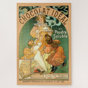 Puzzle Publicité au chocolat Art Nouveau vintage par Alph