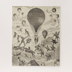 Puzzle Publicité Française Pour Le Fabricant De Ballons