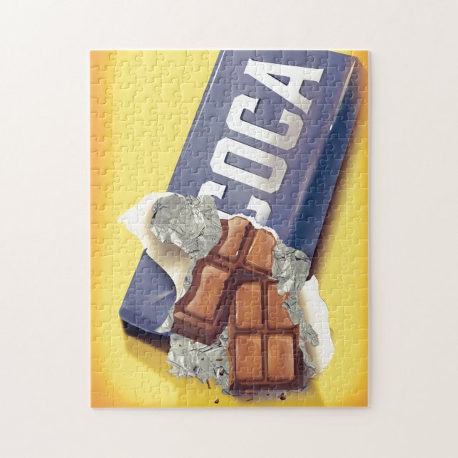 Puzzle Publicité pour barre de chocolat vintage (Vertical)