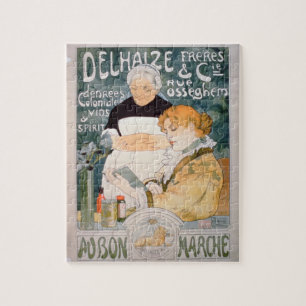 Puzzle Publicité pour Delhaize, frères et Cie. au Th