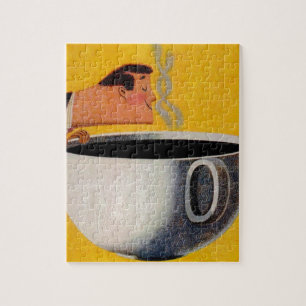 Puzzle Publicité vintage de café
