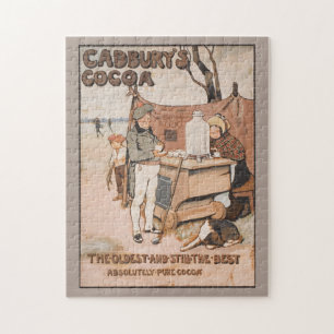 Puzzle Publicité vintage pour le cacao Cadbury