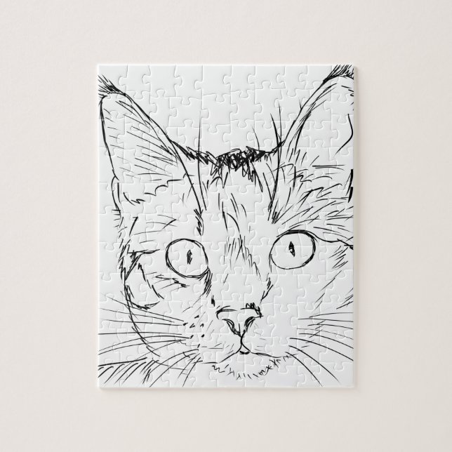 Puzzle Puddy Cat (Vertical)