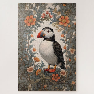 Puzzle Puffin Atlantique William Morris Inspiré Floral