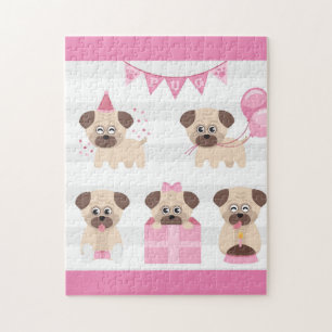 Puzzle Pug Birthday Pack