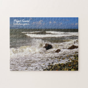 Puzzle Puget Sound Washington Ocean Waves Photo