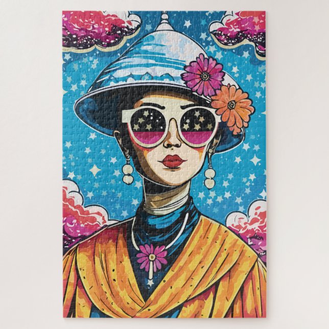 Puzzle Puissante élégante femme (Vertical)
