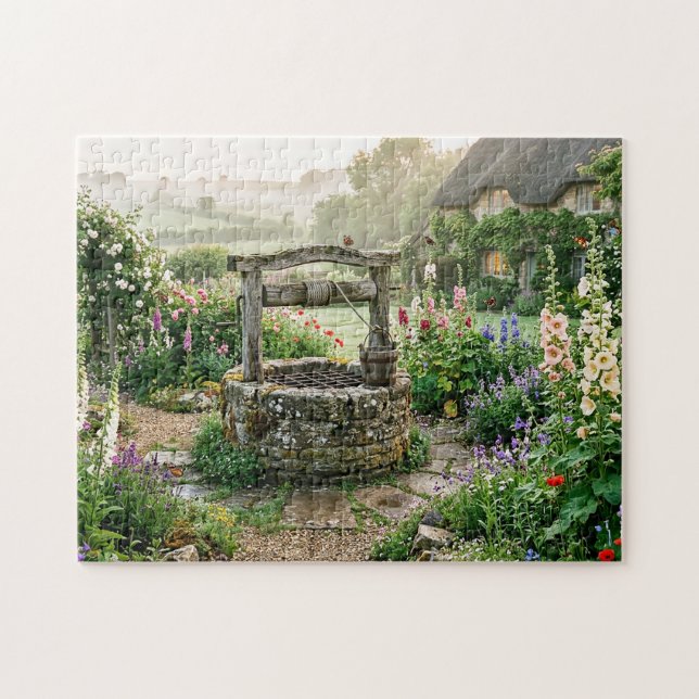 Puzzle Puits de jardin de cottage (Horizontal)