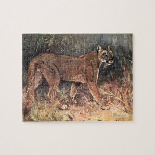 Puzzle Puma, Couguar ou Lion des Montagnes par CE Swan