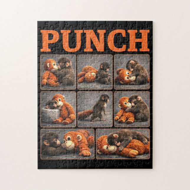 Puzzle Punch Bébé Singe (Vertical)
