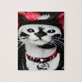 Puzzle punk kitty