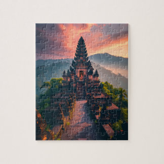 Puzzle Pura Senja Bali - “Temple de Bali au coucher du so