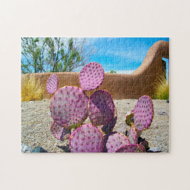 Puzzle Purple Cactus Nouveau-Mexique. (Horizontal)