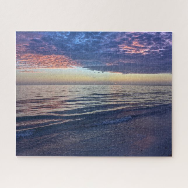Puzzle Purple Sunset Afterglow, Florida (Horizontal)