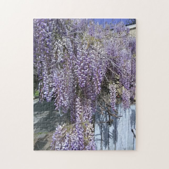 Puzzle Purple Wisteria (Vertical)