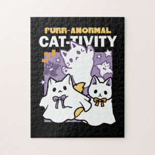 Puzzle Purr-anormal Cat-tivity - Halloween Cat Design