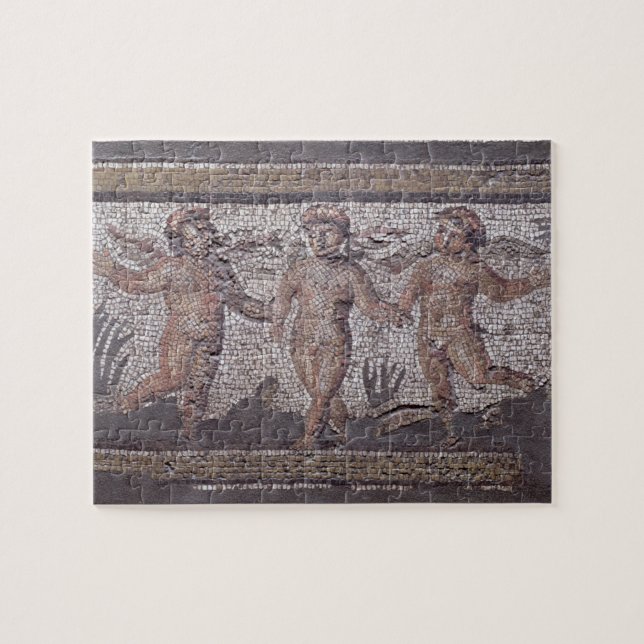 Puzzle Putti trois de danse accompagné d'un jeu (Horizontal)