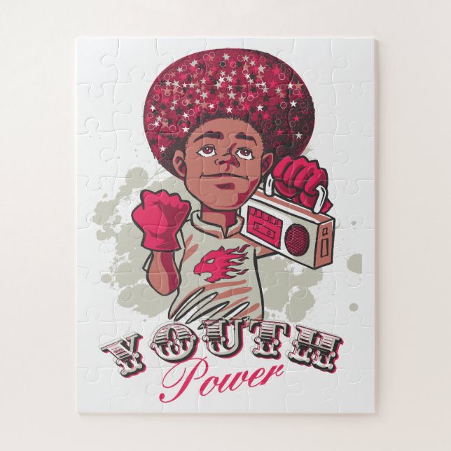 Puzzle Puzzle, 16" x 20", 56 Oversized Pieces – YOUTH  (Vertical)