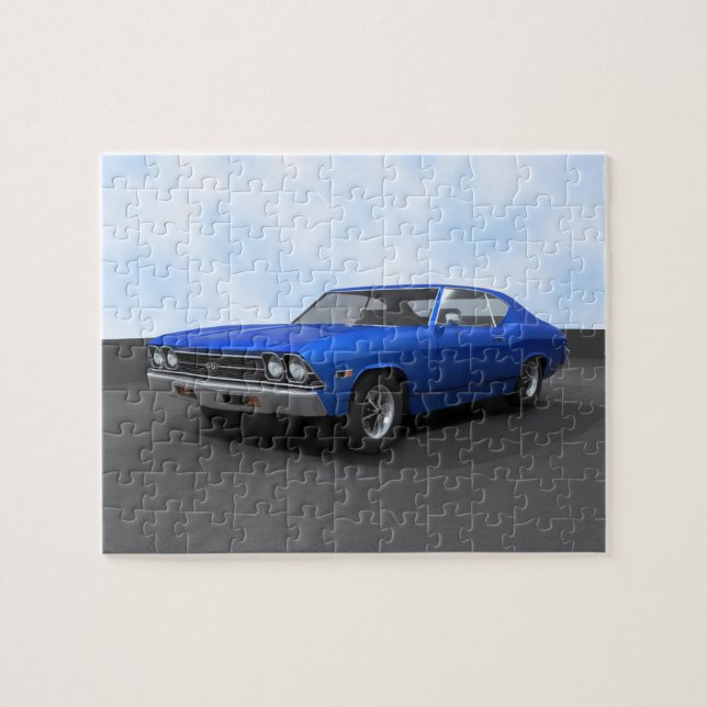 Puzzle Puzzle:1969 Chevelle SS: Finition bleue (Horizontal)