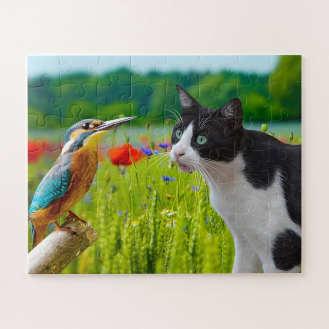 Puzzle Puzzle-Cat & Bird (Horizontal)