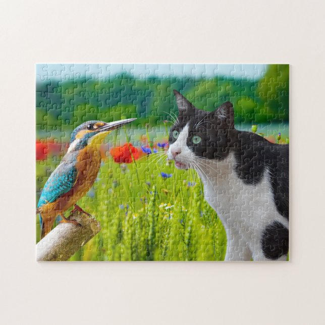 Puzzle Puzzle-Cat & Bird (Horizontal)