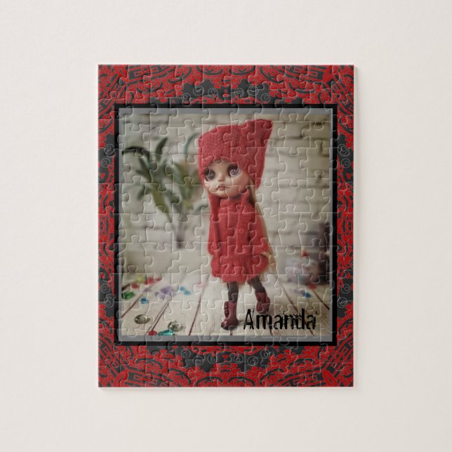 Puzzle, Puzzle mignon, poupée, puzzle pour enfants (Vertical)