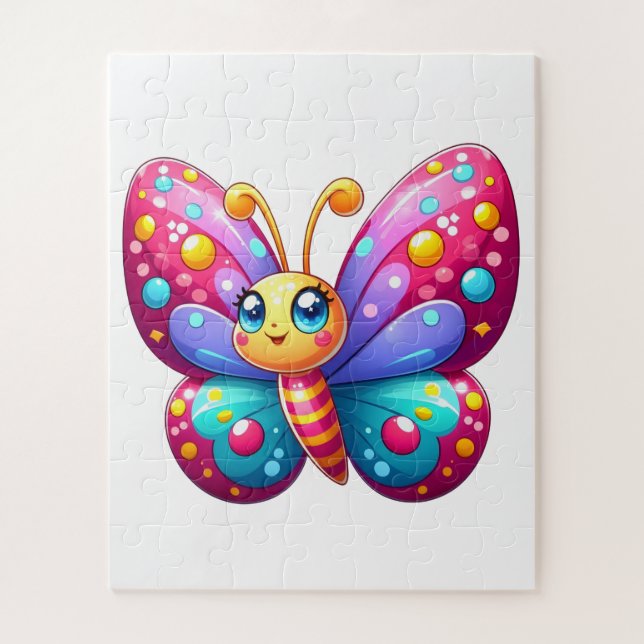Puzzle 🧩🦋Puzzle Papillon – Nature Inspirante Colorée (Vertical)