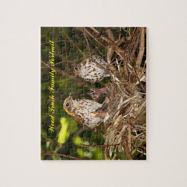 Puzzle Puzzle, Trush en bois, portrait de famille (Vertical)