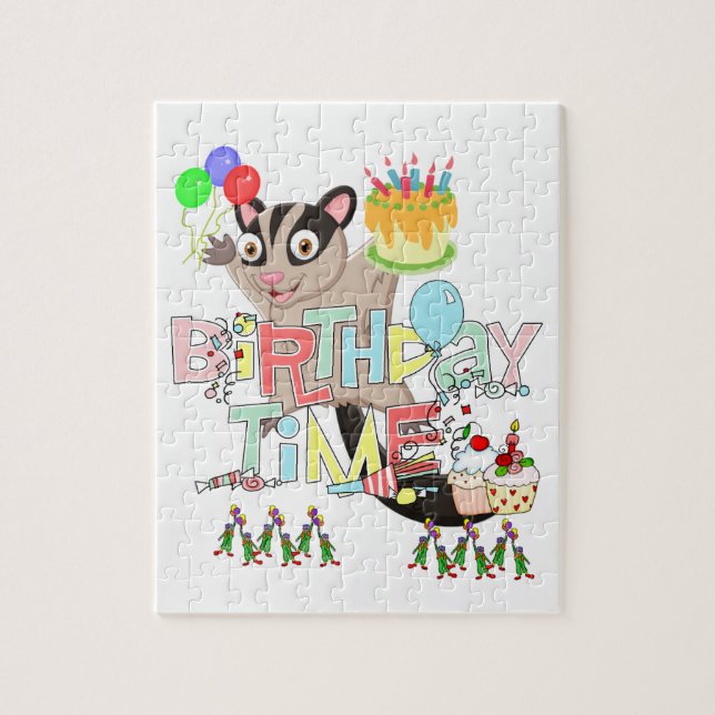 Puzzle Puzzles, Joyeux Anniversaire Possum Cake Jigsaw Pu (Vertical)