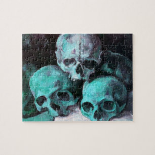 Puzzle Pyramid of Skulls After Cezanne
