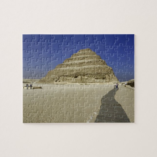 Puzzle pyramide à degrés de Saqqarah, l'une des premières (Horizontal)