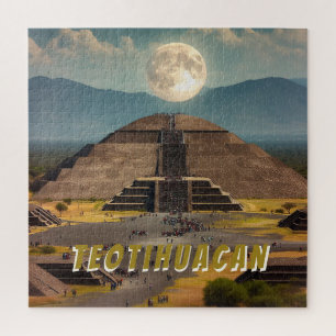 Puzzle Pyramide de la Lune, Teotihuacan, Mexique Voyage