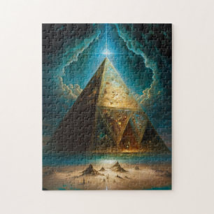 Puzzle Pyramide mystique Art Visionnaire