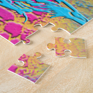 Puzzle PYTHON - moderne fractale décorative -