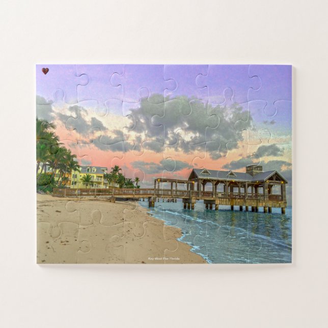 Puzzle Quai de Key West Floride (Horizontal)