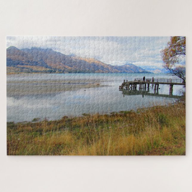 Puzzle quai de la glenorchy nouvelle-zélande (Horizontal)