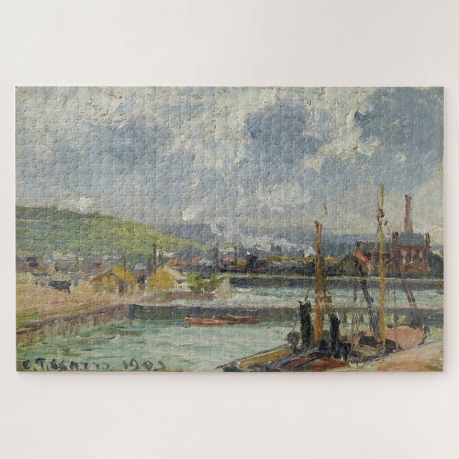 Puzzle Quai de pêche et bassin Duquesne, Dieppe (Horizontal)