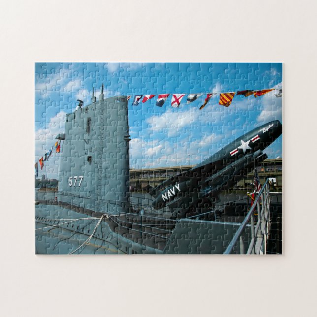 Puzzle Quais de sous-marin New York. (Horizontal)