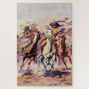 Puzzle « Quand les Sioux et les Pieds-Noirs se rencontren