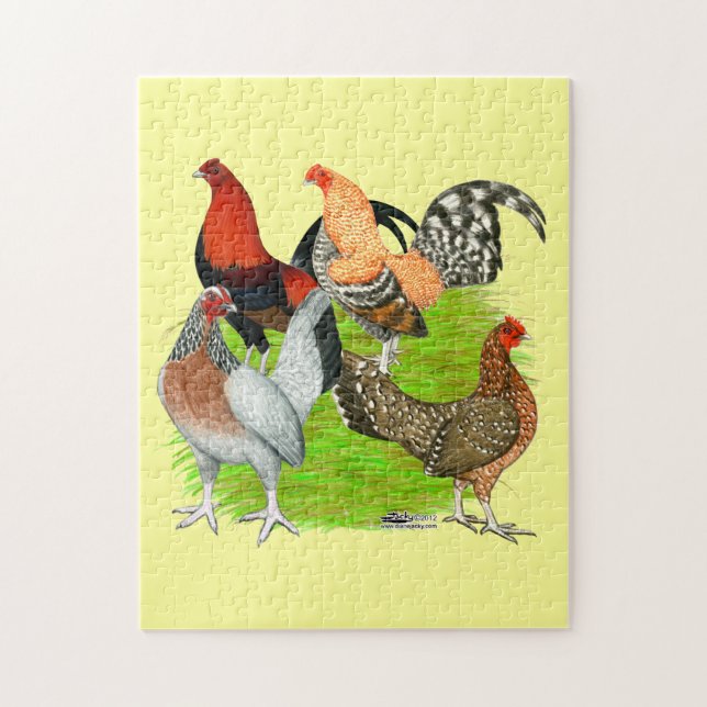Puzzle Quartet à l'anglais (Vertical)