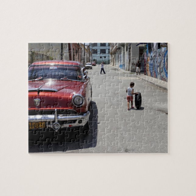 Puzzle quartier Hamel africain, La Havane, Cuba, UNESCO (Horizontal)