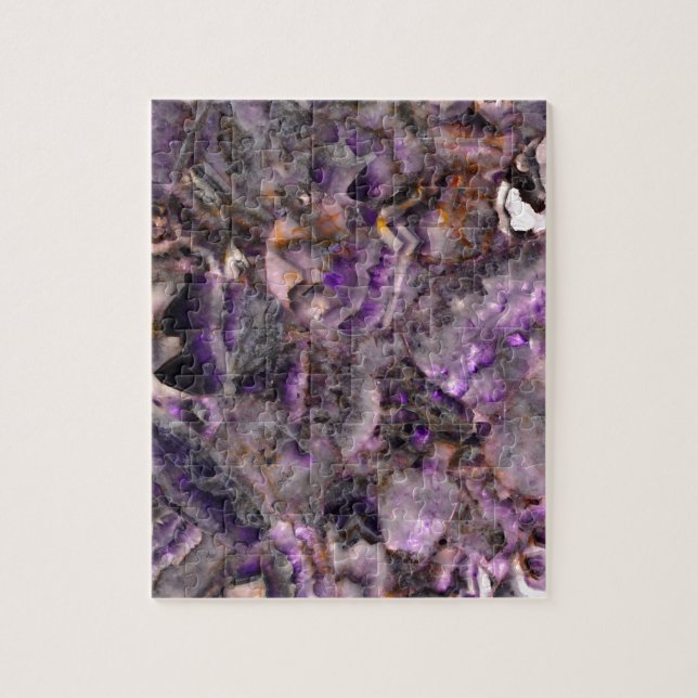 Puzzle quartz pourpre (Vertical)