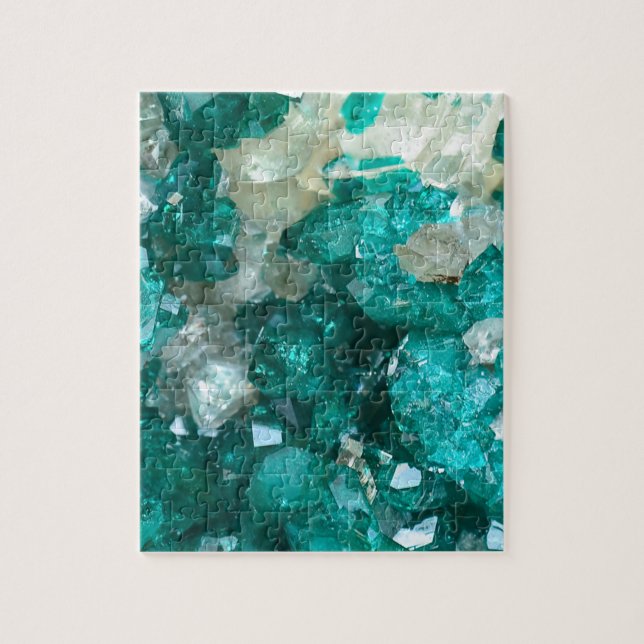 Puzzle Quartz turquoise de sucre candi (Vertical)