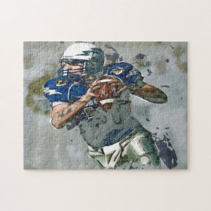 Puzzle Quaterback Football Américain.